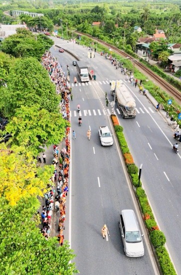 Đoàn bộ hành Thích Minh Tuệ đi qua Huế, Đà Nẵng cần tuân thủ pháp luật, không gây ùn tắc