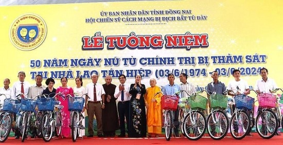 Đồng Nai: Tổ chức Lễ tưởng niệm 50 năm Ngày nữ tù chính trị bị thảm sát ở Nhà lao Tân Hiệp