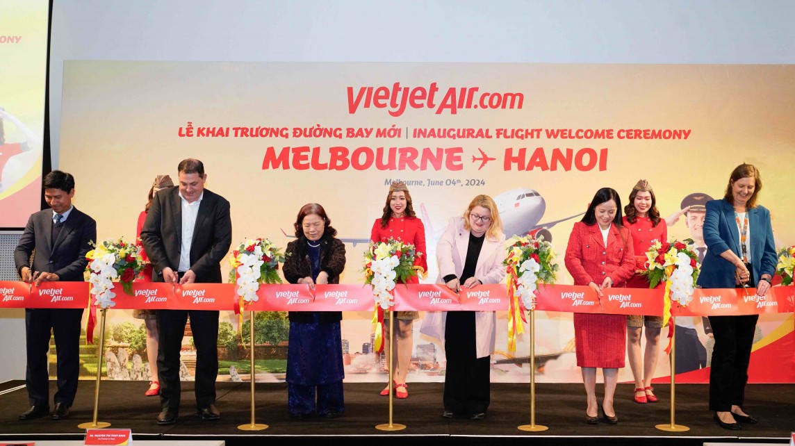 Vietjet khai trương đường bay giữa Melbourne và Hà Nội, vé hạng Thương gia chưa bao giờ tốt như thế!