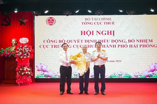 Ông Nguyễn Tiến Trường được bổ nhiệm làm Cục trưởng Cục Thuế Hải Phòng