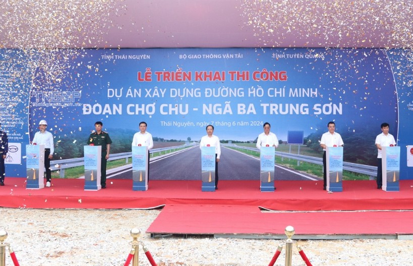 Khởi công đường Hồ Chí Minh qua Thái Nguyên, Tuyên Quang