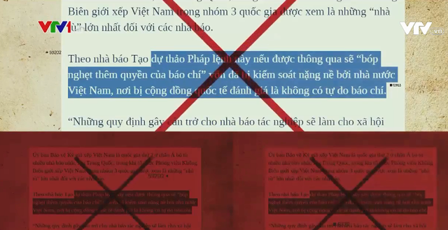 Từ việc xuyên tạc lý do Osin Huy Đức bị bắt, đến việc xuyên tạc tự do báo chí tại Việt Nam