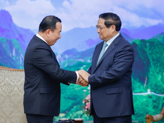 Thủ tướng Phạm Minh Chính tiếp Bộ trưởng Bộ Thanh tra Campuchia