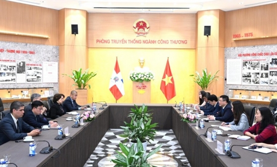 Bộ trưởng Nguyễn Hồng Diên gặp gỡ, làm việc với lãnh đạo nước Cộng hòa Dominicana
