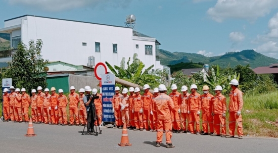 Lâm Đồng: Tổ chức diễn tập ứng phó thiệt hại do thiên tai gây ra đối với hệ thống lưới điện