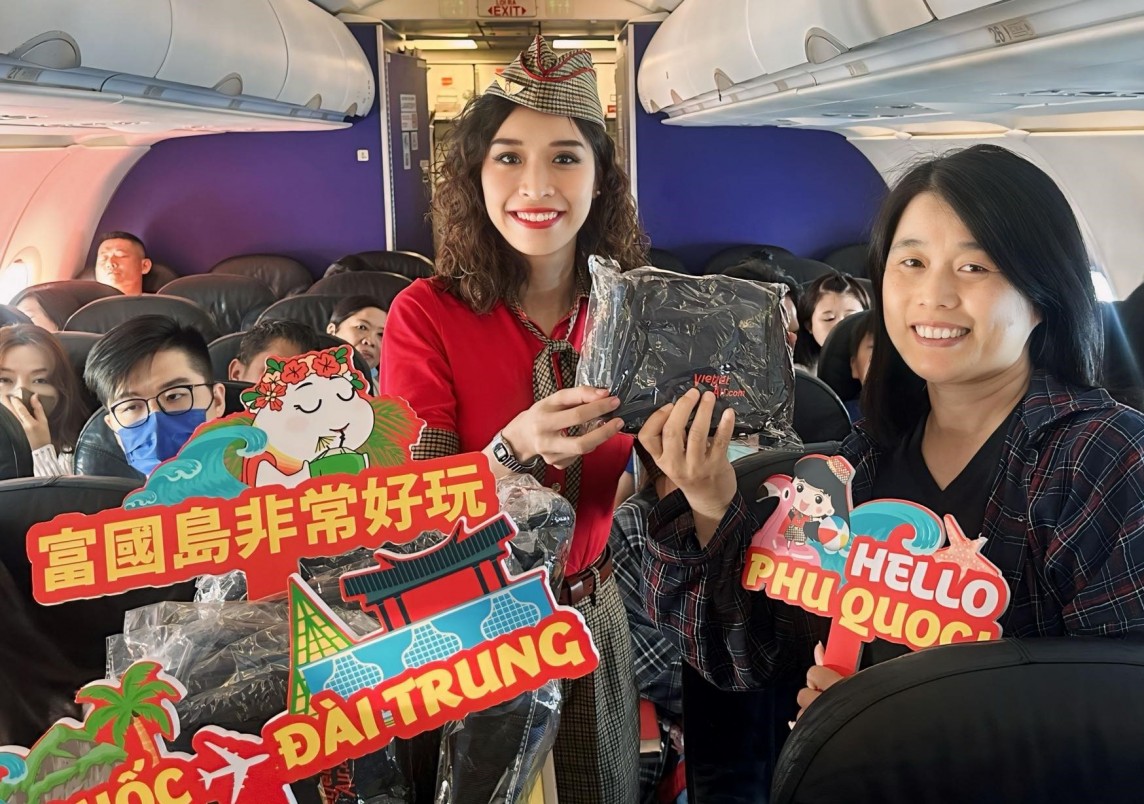 Bay khắp thế giới, làm mới chính mình cùng đường bay mới giữa Phú Quốc với Đài Trung (Đài Loan, Trung Quốc)