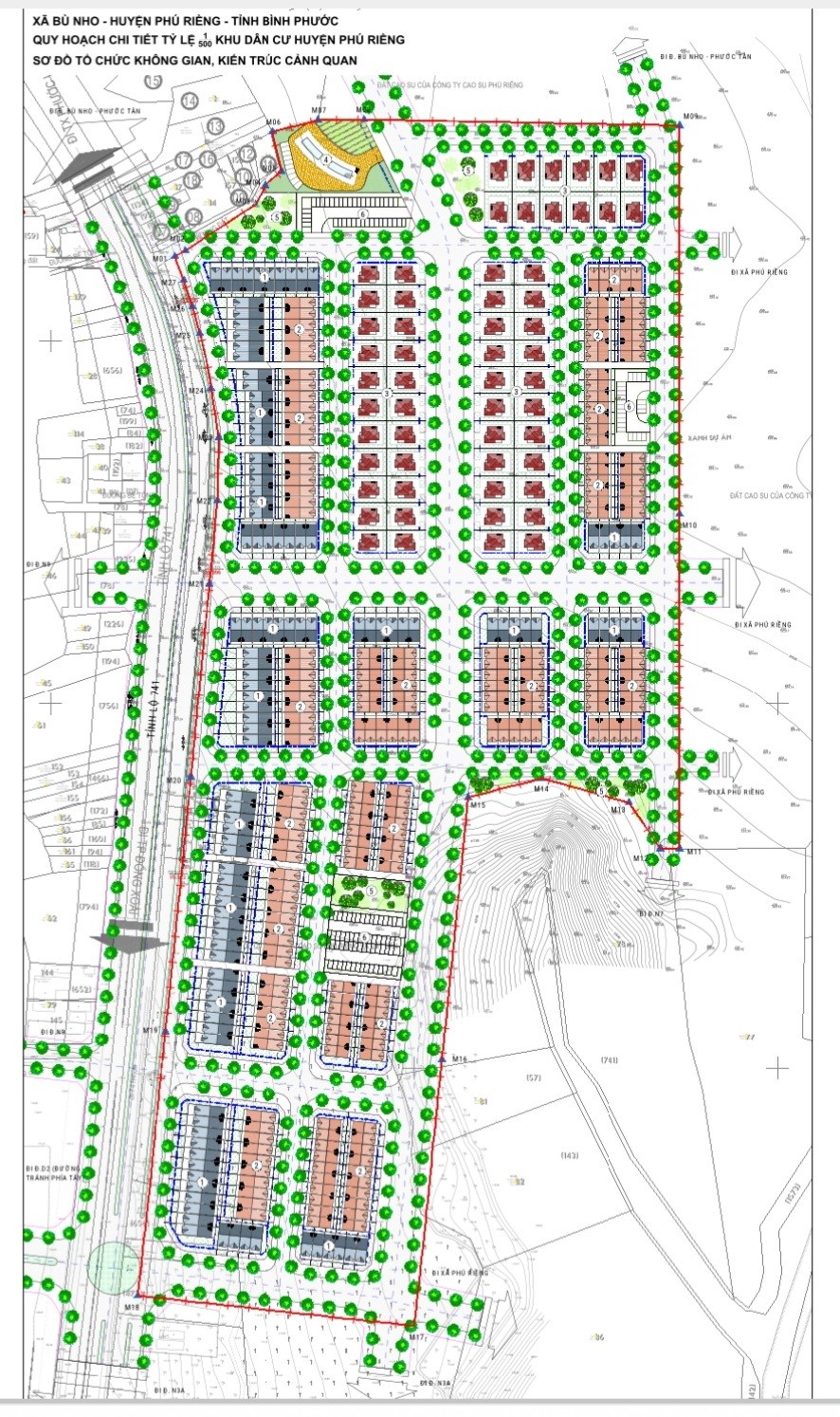 Bình Phước: Triển khai xây dựng khu dân cư Phú Riềng gần 14 ha