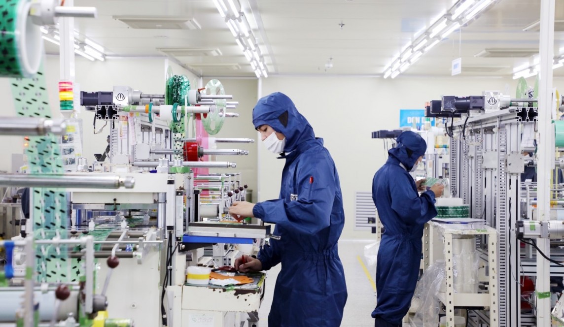 Sản xuất công nghiệp của Bắc Ninh bật tăng 9,89%