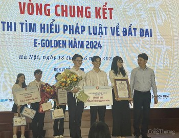 Sinh viên Luật Hà Nội giành quán quân cuộc thi tìm hiểu pháp luật về đất đai 2024