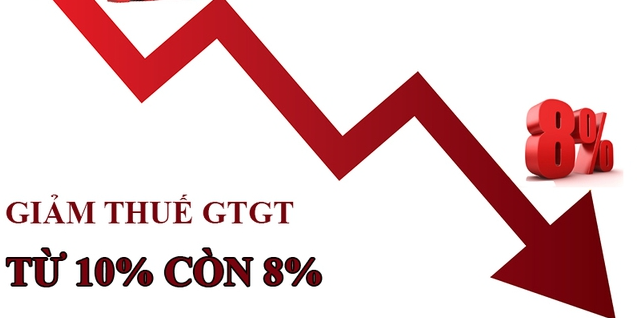 Giảm thuế GTGT 2%: 