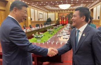 Bộ trưởng Nguyễn Hồng Diên tháp tùng Thủ tướng hội kiến lãnh đạo cấp cao Trung Quốc