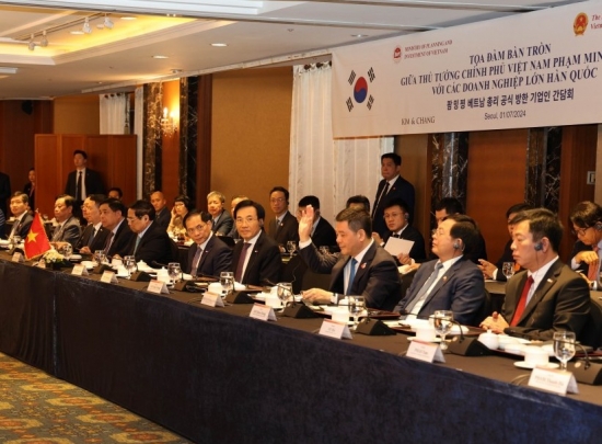 Chùm ảnh: Một số hoạt động của Bộ trưởng Bộ Công Thương Nguyễn Hồng Diên tại Hàn Quốc