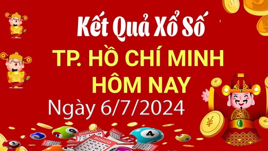 XSHCM 6/7. Xem kết quả xổ số TP.HCM hôm nay 6/7/2024, xổ số TP.HCM ngày 6 tháng 7