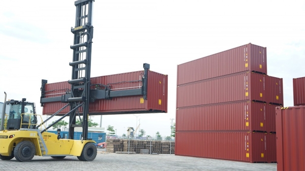 Hãng cho thuê container hàng đầu thế giới nhận lô sản phẩm từ Hòa Phát