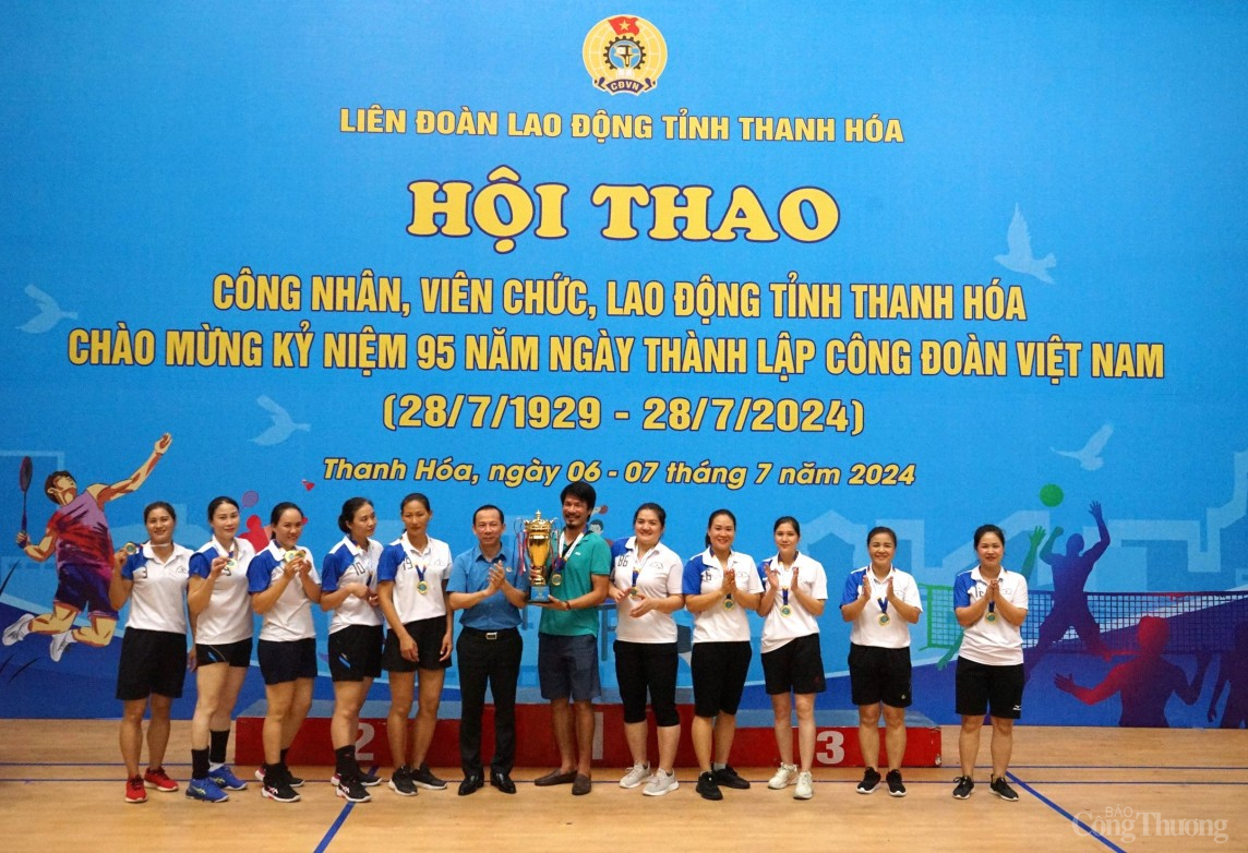 Thanh Hóa: Bế mạc Hội thao công nhân, viên chức, lao động năm 2024