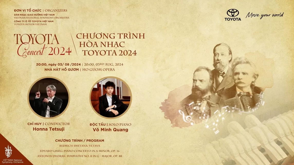 Hòa nhạc Toyota 2024 trở lại Hà Nội vào ngày 3/8