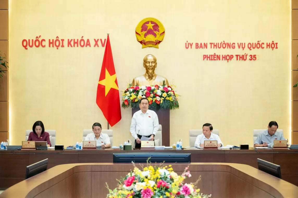 Chủ tịch Quốc hội Trần Thanh Mẫn khai mạc phiên họp thứ 35 của Ủy ban Thường vụ Quốc hội