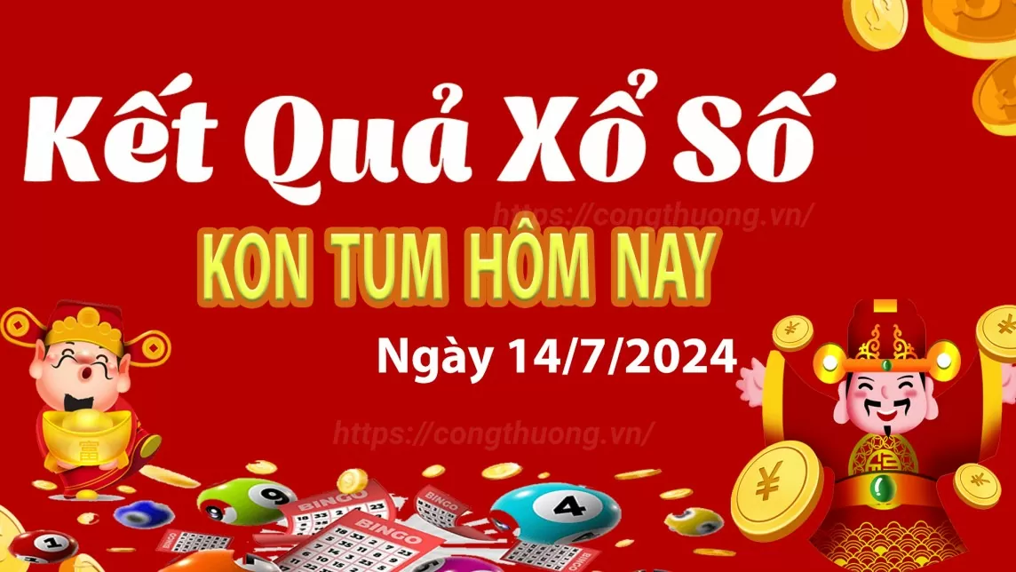 XSKT 14/7, xem kết quả xổ số Kon Tum hôm nay 14/7/2024, xổ số Kon Tum ngày 14 tháng 7