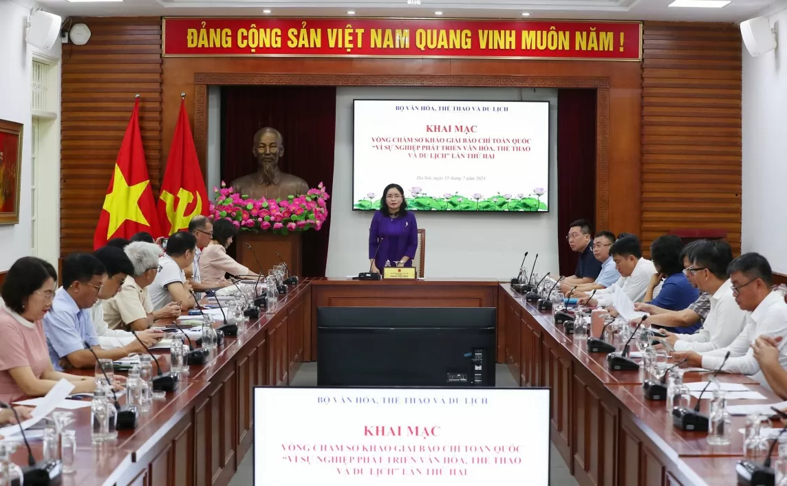 Hơn 900 bài dự thi Giải báo chí toàn quốc "Vì sự nghiệp phát triển văn hóa, thể thao và du lịch"