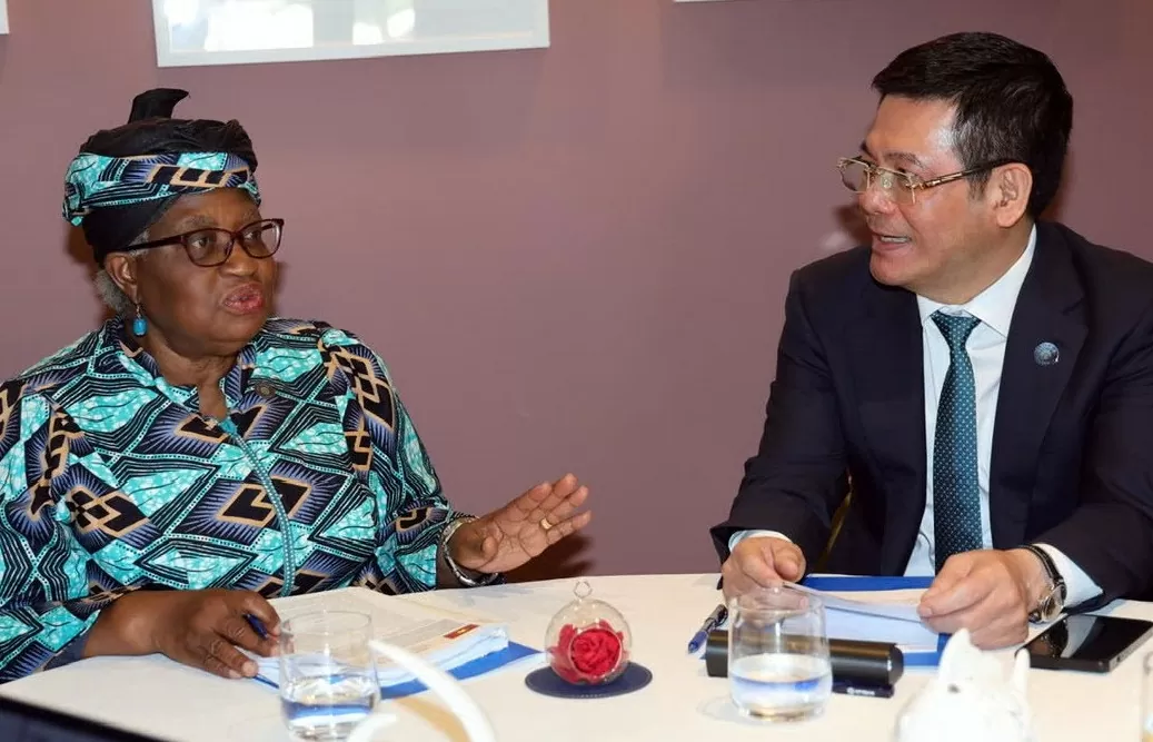 Bộ trưởng Nguyễn Hồng Diên tiếp Tổng giám đốc WTO Ngozi Okonjo Iweala