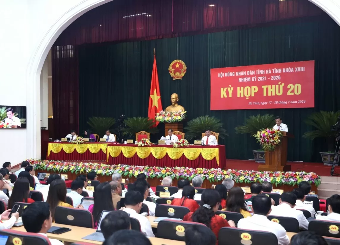 Khai mạc Kỳ họp thứ 20, Hội đồng Nhân dân tỉnh Hà Tĩnh khóa XVIII