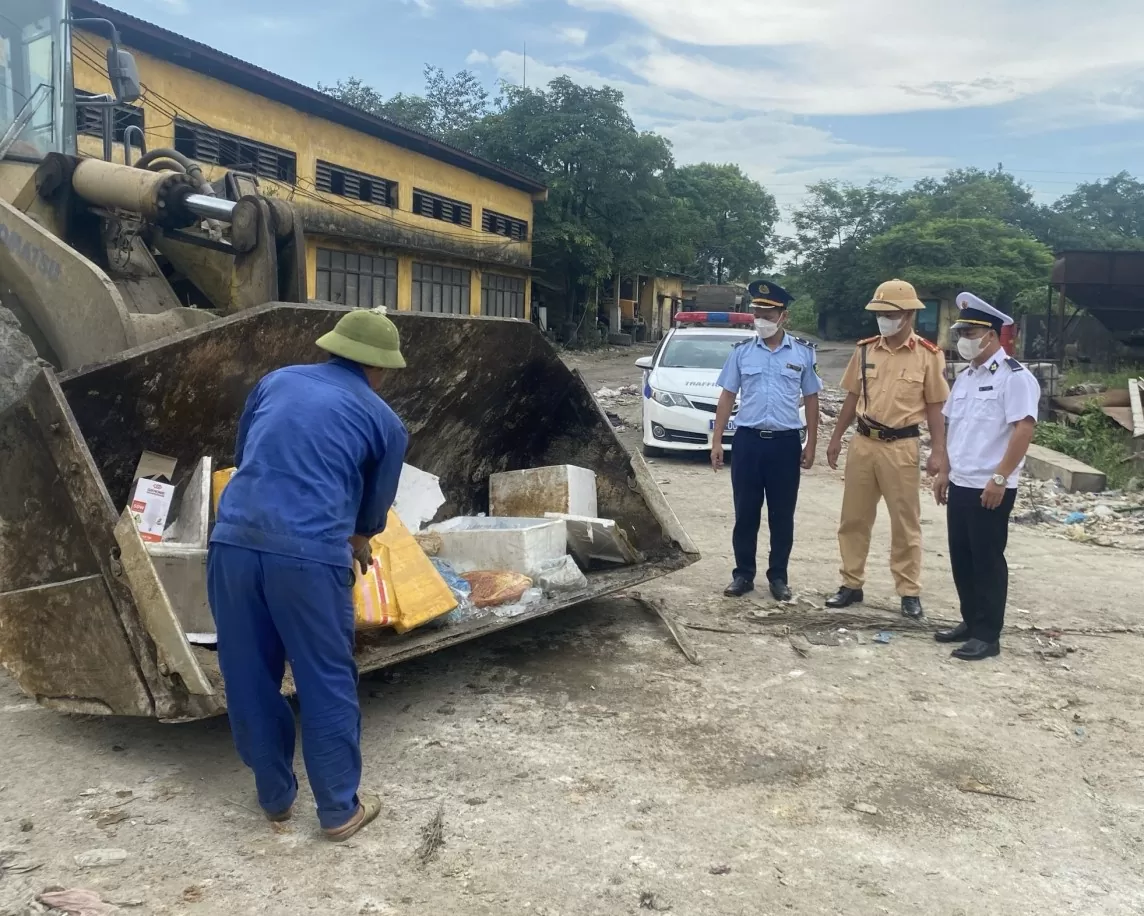 Phú Thọ: Phát hiện, bắt giữ 250kg nội tạng động vật không rõ nguồn gốc đang trên đường đi tiêu thụ