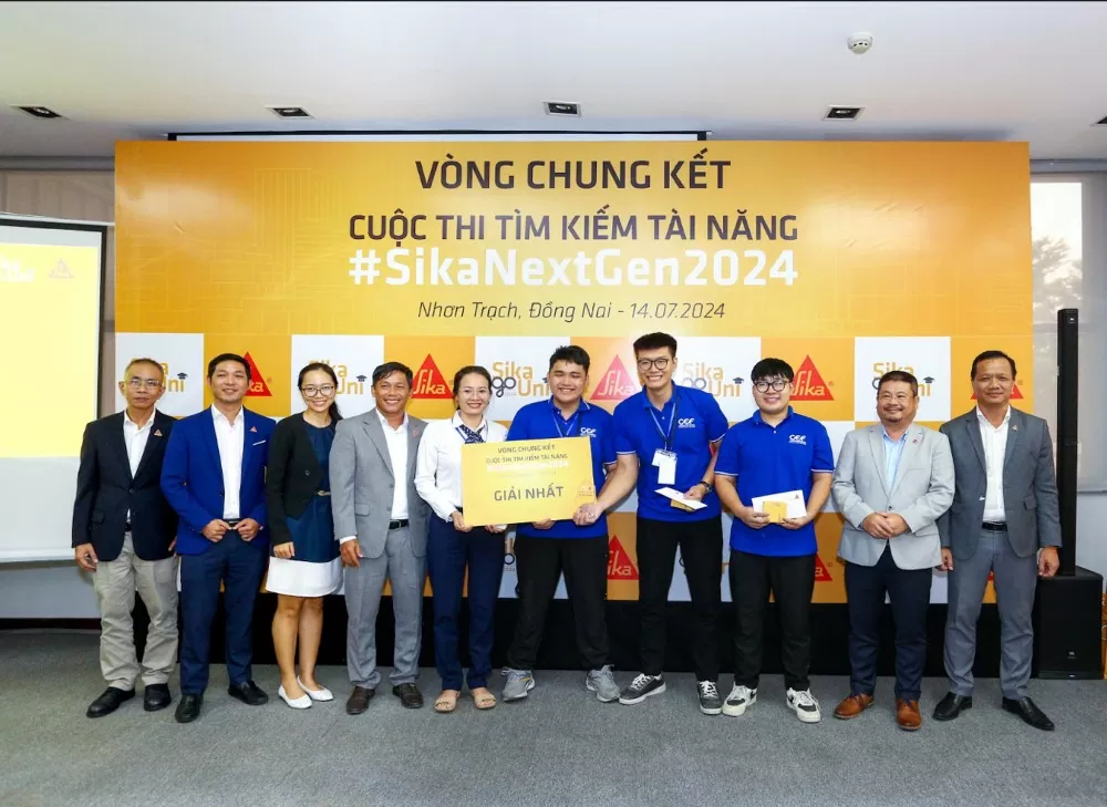 Thúc đẩy phát triển nguồn nhân lực cho ngành xây dựng qua cuộc thi #SikaNextGen 2024