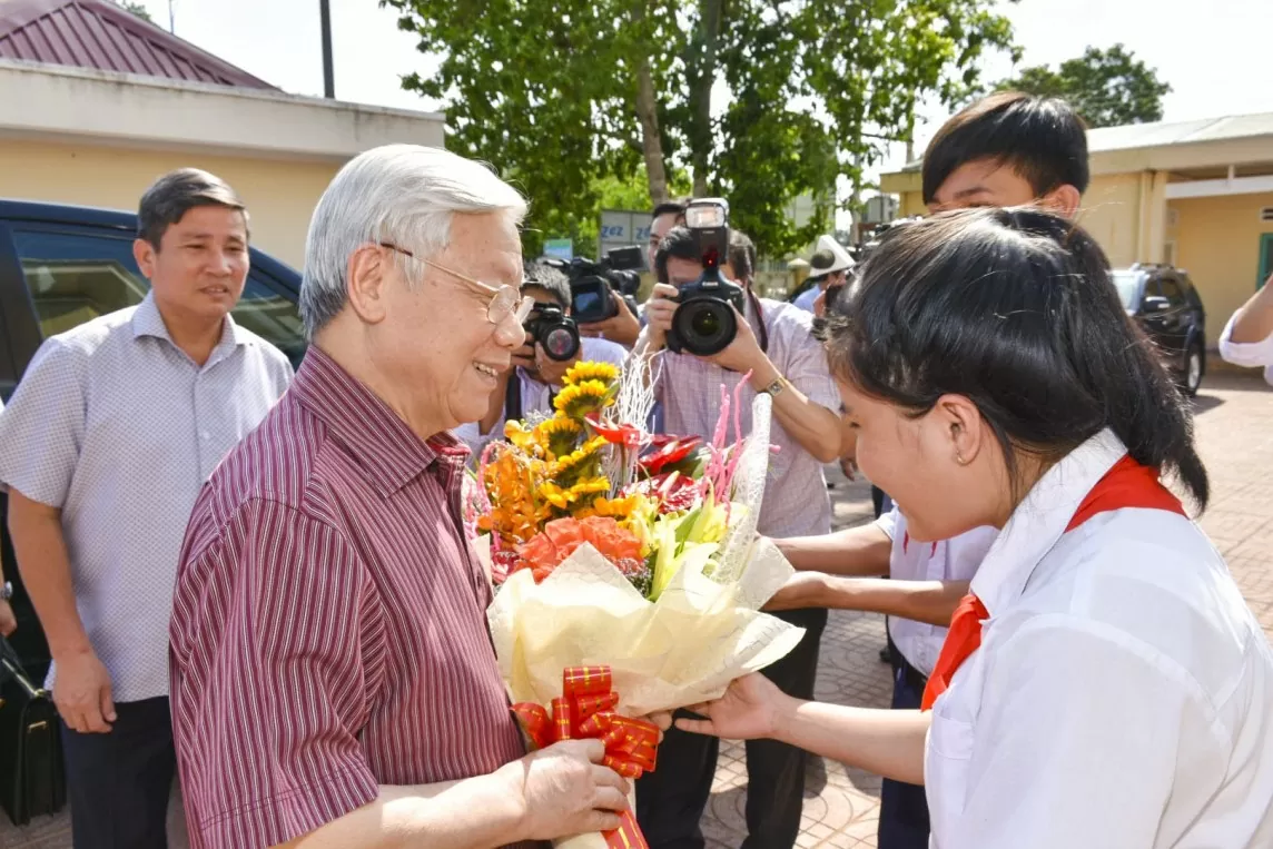 Hình ảnh Tổng Bí thư Nguyễn Phú Trọng với các tỉnh Đông Nam Bộ