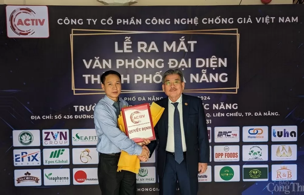 Công ty CP Công nghệ chống giả Việt Nam khai trương Văn phòng Đại diện tại Đà Nẵng