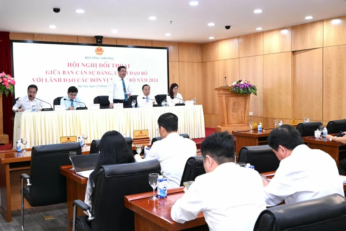 Hội nghị đối thoại giữa Ban cán sự Đảng, lãnh đạo Bộ với lãnh đạo các đơn vị thuộc Bộ năm 2024