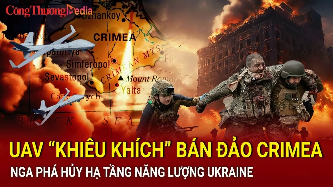 Chiến sự Nga - Ukraine sáng 24/7: UAV 