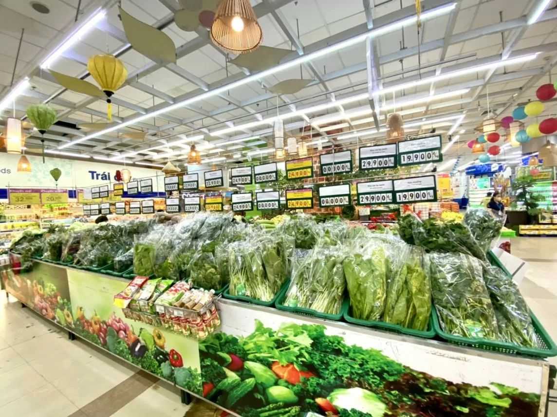 Hệ thống siêu thị Co.opmart, Co.opXtra bình ổn mặt hàng rau xanh