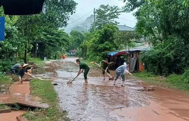Hòa Bình: Tập trung khắc phục hậu quả sau mưa lũ, ổn định đời sống nhân dân