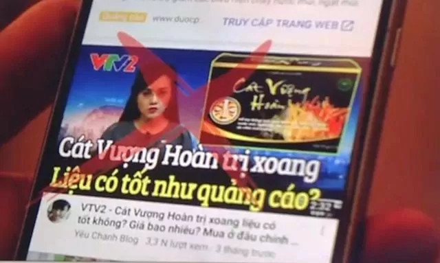 Thông tin quảng cáo sai sự thật đang 