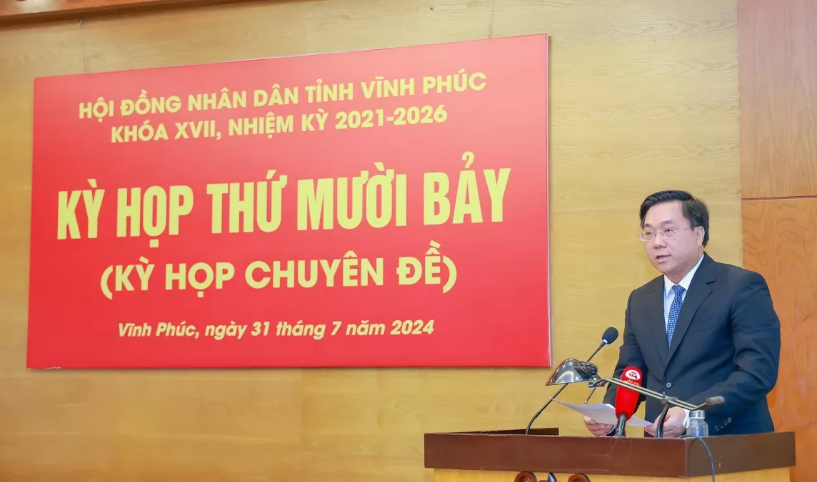 Thủ tướng Chính phủ phê chuẩn kết quả bầu Chủ tịch UBND tỉnh Vĩnh Phúc