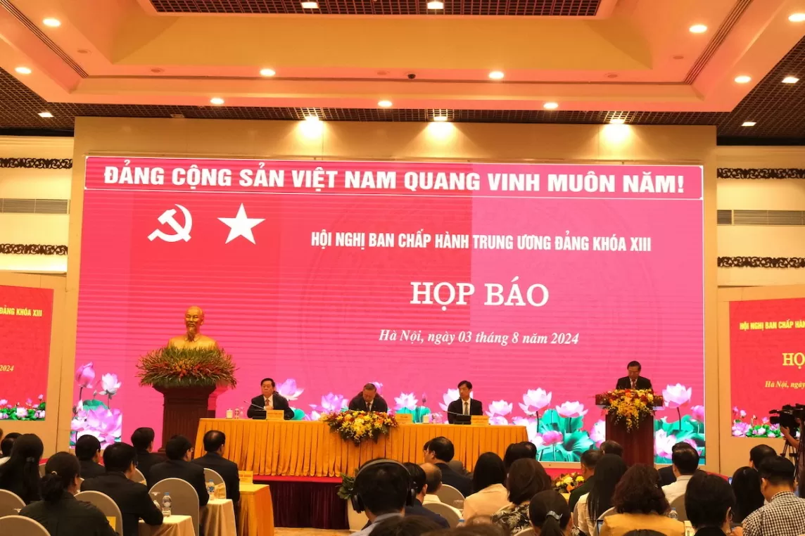 Tân Tổng Bí thư Tô Lâm chủ trì họp báo và có bài phát biểu quan trọng