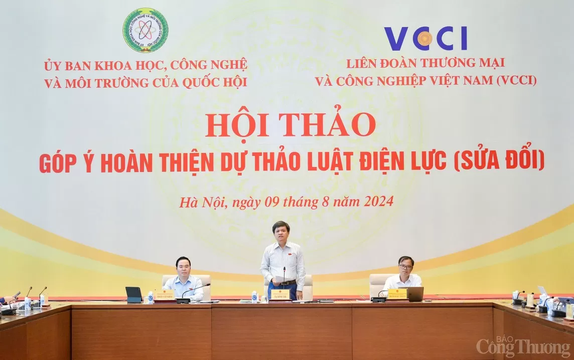 Hội thảo góp ý Dự thảo lần thứ 5 Luật Điện lực (sửa đổi)