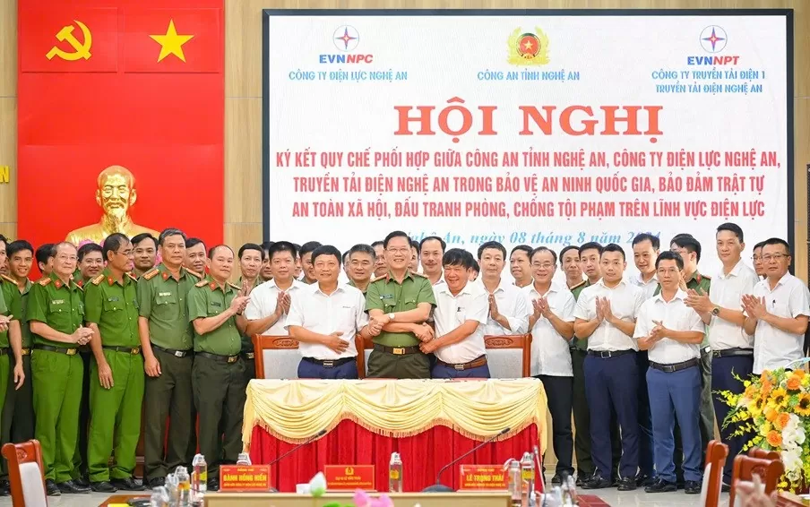 Nghệ An: Phối hợp bảo vệ an ninh Quốc gia, đảm bảo trật tự an toàn xã hội trong ngành điện lực