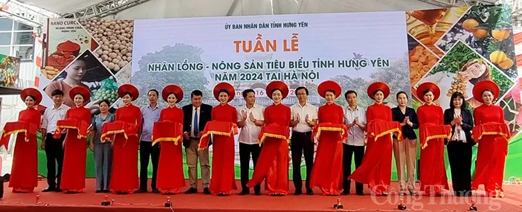 Khai mạc Tuần lễ nhãn và nông sản tiêu biểu tỉnh Hưng Yên năm 2024