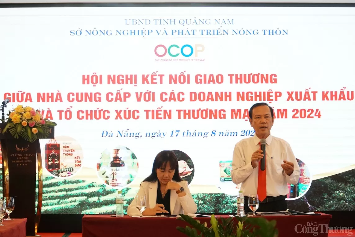 Kết nối giao thương sản phẩm OCOP Quảng Nam với các nhà cung cấp Đà Nẵng