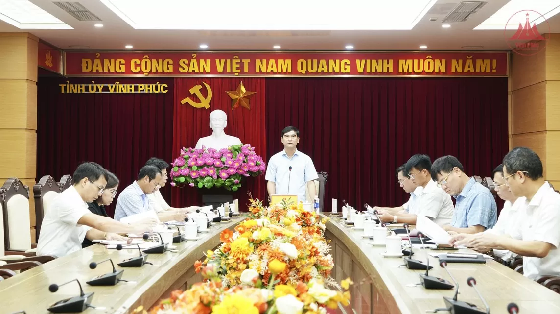 Bí thư Tỉnh ủy Vĩnh Phúc đề nghị rà soát các vụ án tham nhũng, tiêu cực