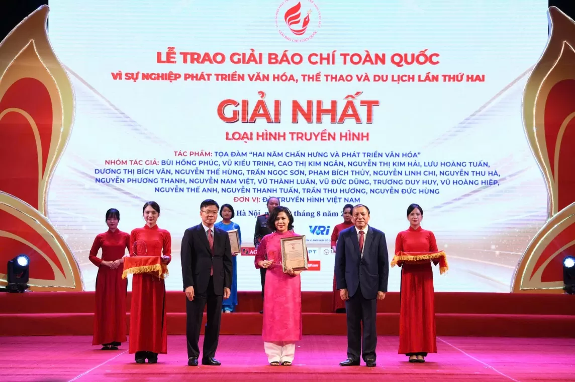 94 tác phẩm được trao Giải Báo chí toàn quốc ‘Vì sự nghiệp phát triển Văn hóa, Thể thao và Du lịch’