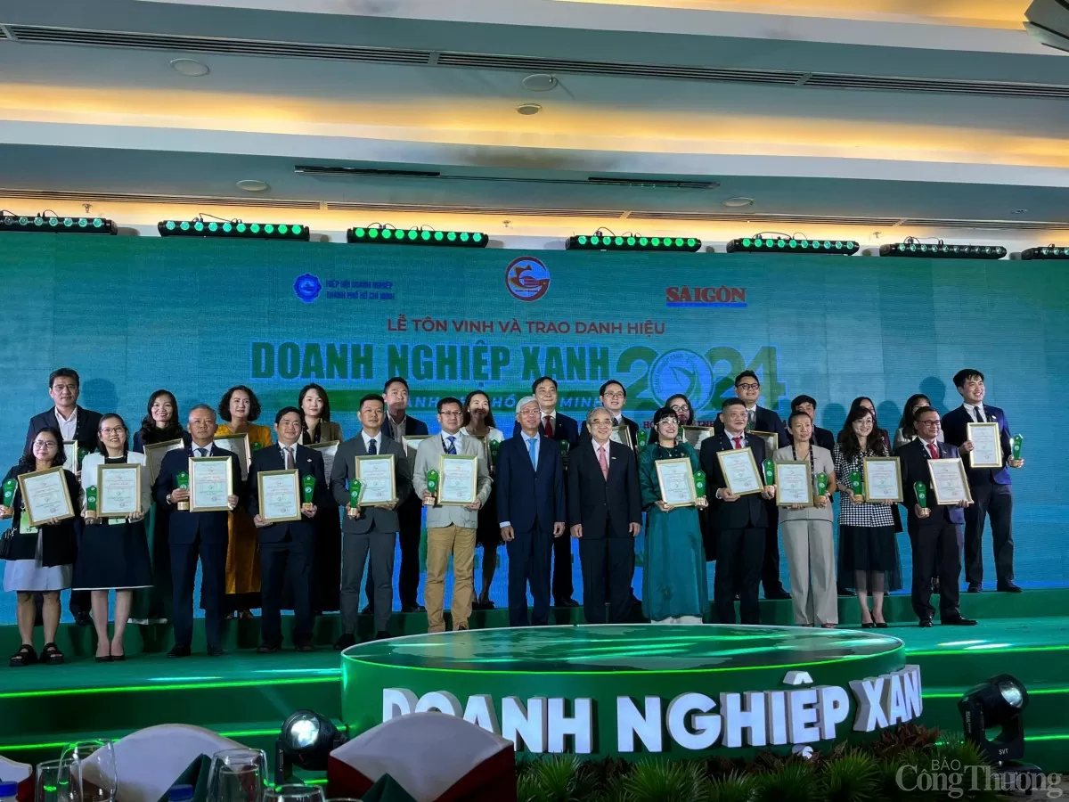 TP. Hồ Chí Minh: Gần 100 công ty đạt danh hiệu doanh nghiệp xanh năm 2024