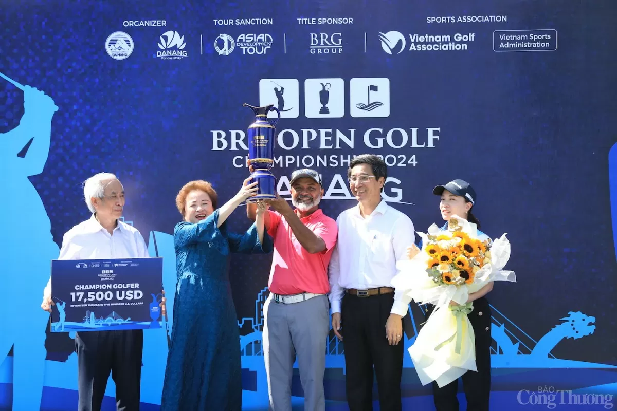 Gôn thủ đến từ Ấn Độ Rahil Gangjee vô địch giải BRG Open Golf Championship Danang 2024