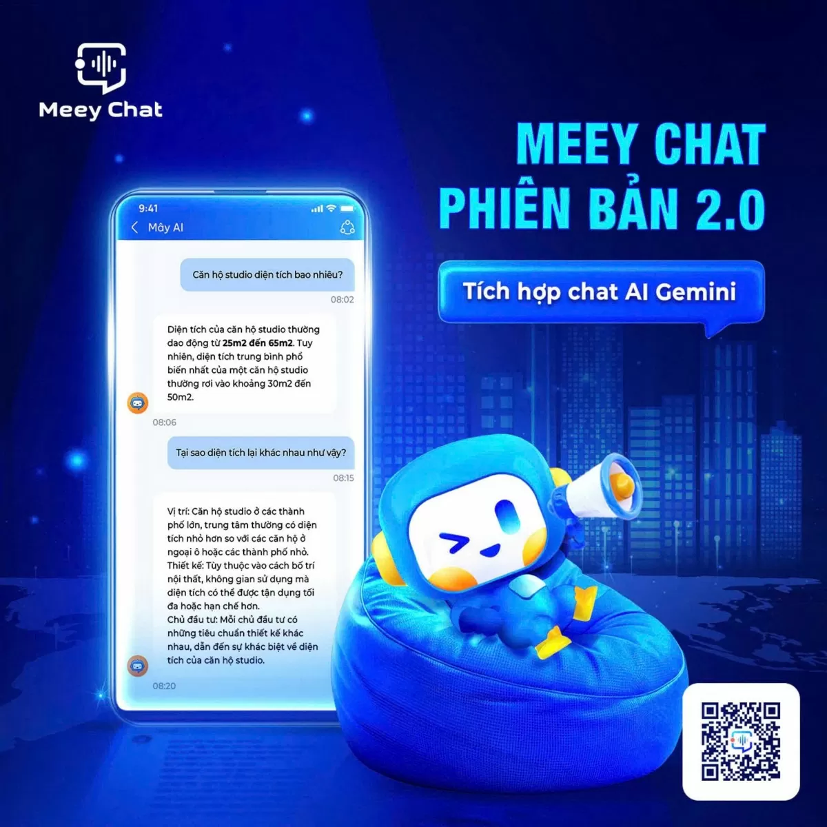 Meey Chat 2.0, bùng nổ giao tiếp, chốt deal dễ dàng