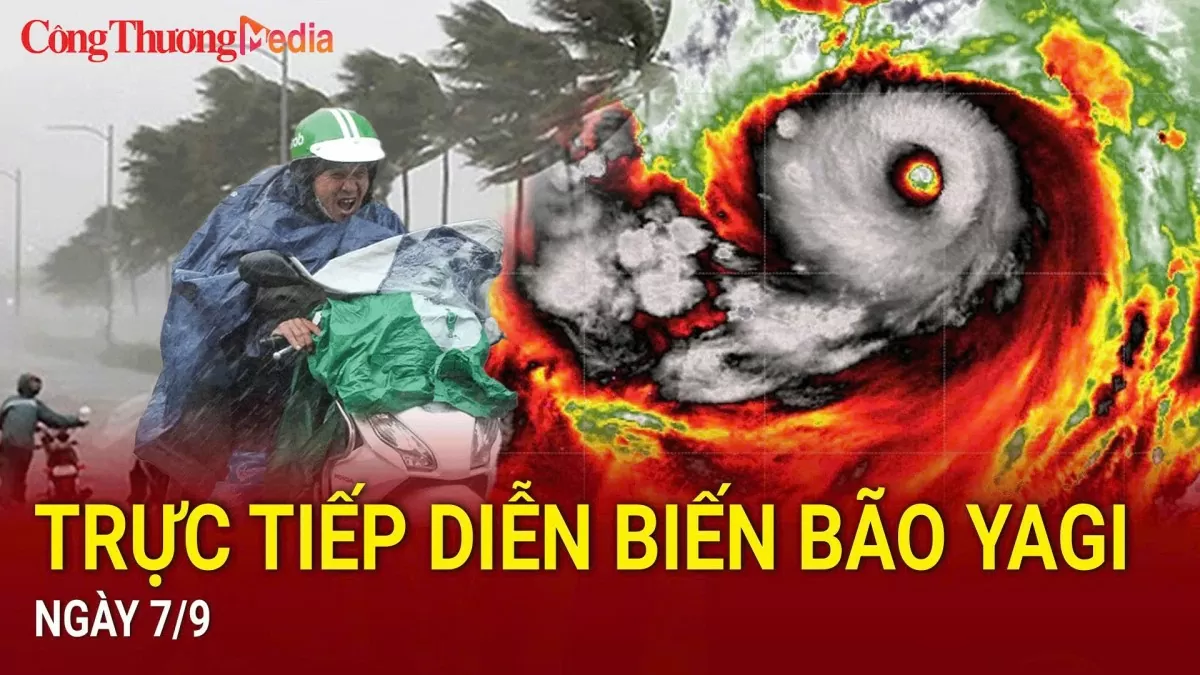 TRỰC TIẾP diễn biến bão Yagi: Hà Nội đang ở 