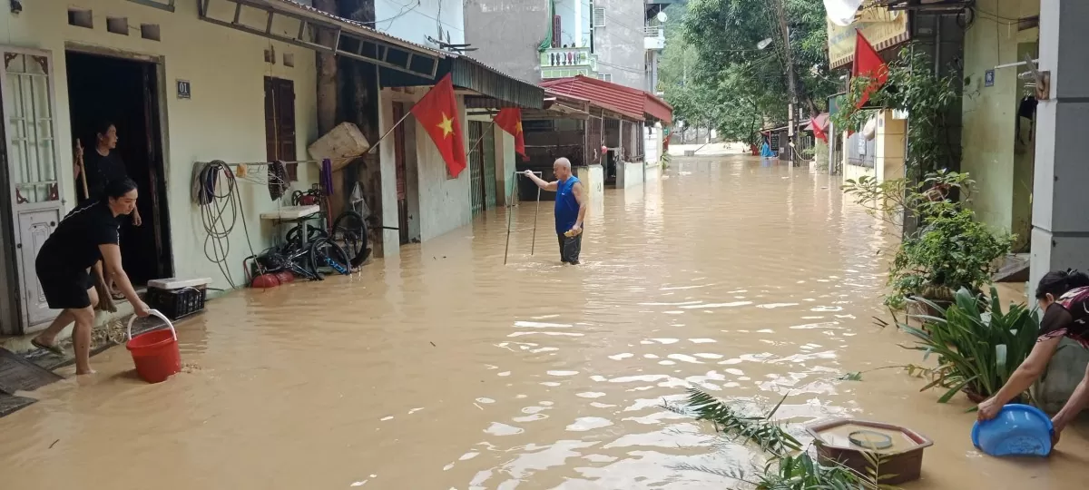 Chi Lăng (Lạng Sơn): 1 người chết, hơn 2.000 ha lúa bị ngập nước do bão số 3