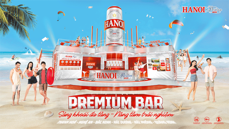 Hanoi Premium Bar 2024 – Không gian trải nghiệm sảng khoái đa tầng, nâng tầm thời thượng