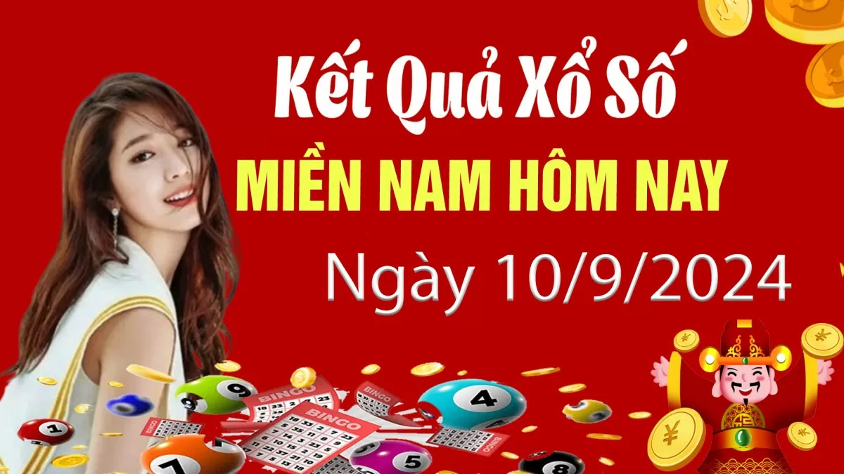 Kết quả Xổ số miền Nam ngày 10/9/2024, KQXSMN ngày 10 tháng 9, XSMN 10/9, xổ số miền Nam hôm nay