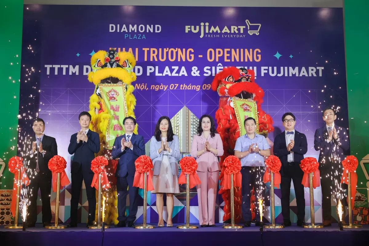 Khai trương trung tâm thương mại Diamond Plaza – Điểm mua sắm lý tưởng của Thủ đô Hà Nội